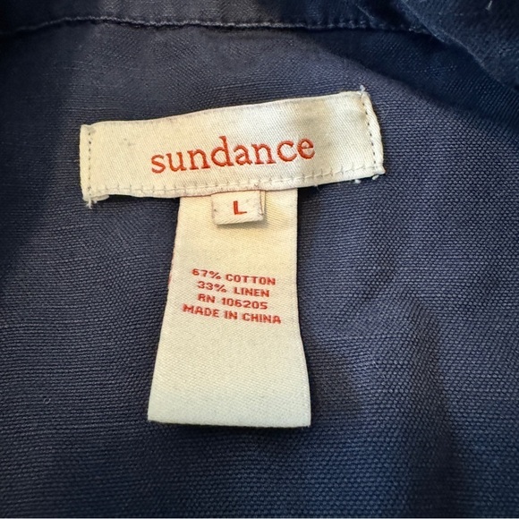 Sundance Large ‘Every Angle’ Navy Blue Asymmetrical Button Utility Jacket Coat - Picture 4 of 5